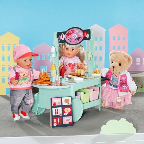 BABY born Snack shop - Met geluid en accessoires