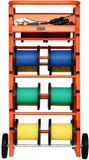 VEVOR Draadspoelhouder Mobiele Kabelspoeldispenser met 11 Staven