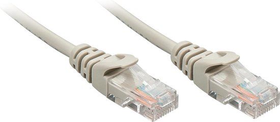 LINDY 48371 RJ45 Netwerkkabel, patchkabel CAT 5e U/UTP 40.00 m Grijs 1 stuk(s)