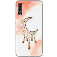 1001 coques Samsung Galaxy A50/A50s Dreamcatcher Lune Bedrukt Siliconen Hoesje