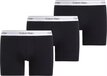 Calvin Klein 3-Pack Boxer Brief - Black - Size M