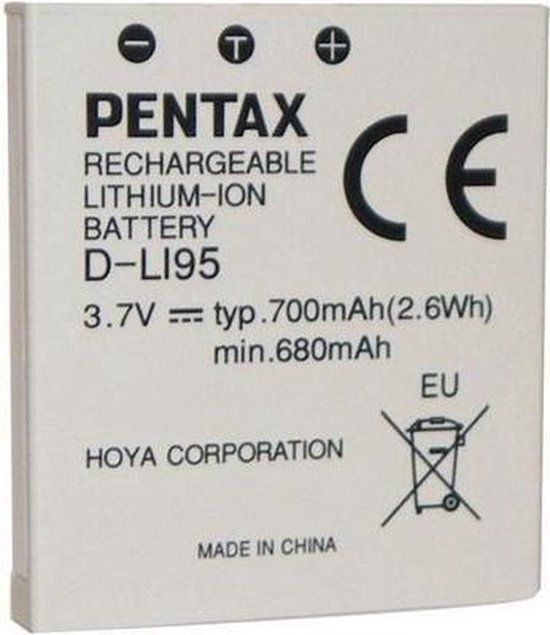 Pentax D-Li95 - Accu voor camera's