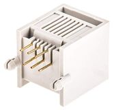 RS PRO RJ11-connector bus 6P6C-polig PCB schuin