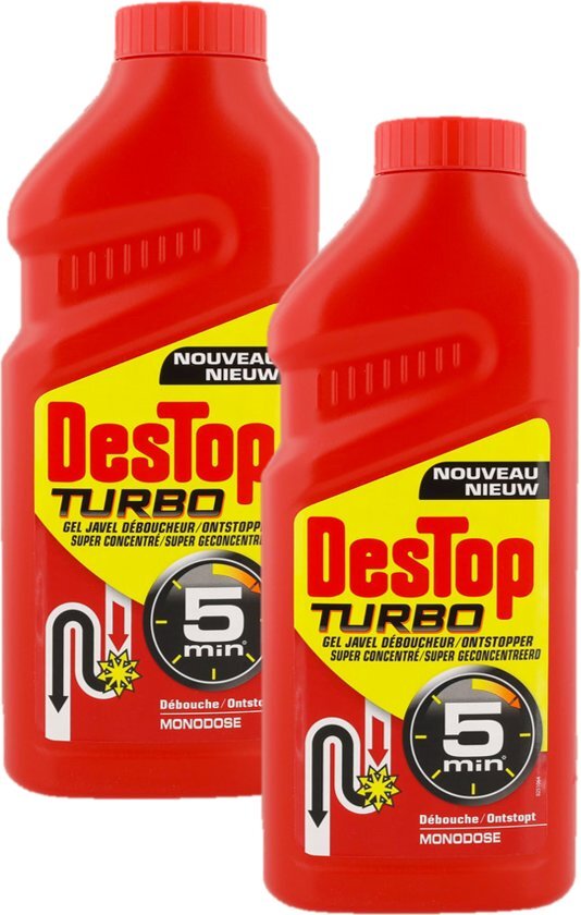 DesTop Turbo - Ontstopper - 2 x 500 ml