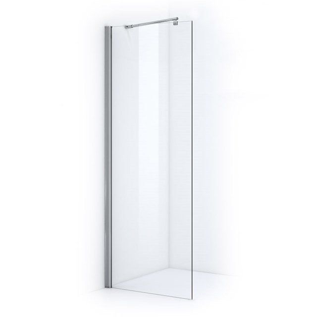Maxaro Douchewand Inloopdouche 100cm Veiligheidsglas 6mm Chroom