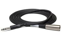 Hosa STX-115M, gebalanceerd interconnect, 1/4 in TRS naar XLR3M, 15 ft