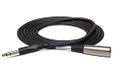 Hosa STX-105M, gebalanceerde interconnect, 1/4 in TRS naar XLR3M, 5 ft