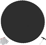 Trampoline Tapis de remplacement 15 pieds cadre, 96 œillets en V, longueur de ressort 6,5 pouces