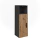 Vicco Midikast Irma, Antraciet/Goudkleurig Eiken, 30 x 93 cm met 1 deur