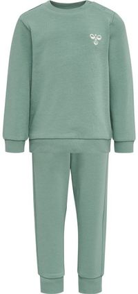 Hummel kindertrainingspak Hmlsanto Crewsuit 215728 Blau Katoen