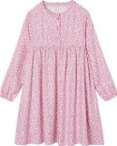Vertbaudet Robe à motif intégral avec fermeture boutonnée sur le devant