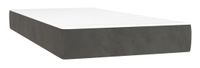 VidaXL High Density Foam Mattress Single/Full Size Medium Grey/White Polyester 120x190x20 cm