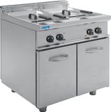 Saro E7/FRE2V13 - Frituurpan - Dubbel - 24000 Watt - 26 Liter - Roestvrijstaal