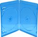 MediaRange BOX39-2-50 CD-doosje Blu-Ray-doos 2 schijven Blauw, Transparant