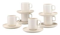 Creatable, 25259 Serie Uno Offwhite 12-delig tafelservies voor 6 personen van aardewerk, vaatwasser- en magnetronbestendig, gemaakt in Portugal