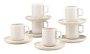 Creatable, 25259 Serie Uno Offwhite 12-delig tafelservies voor 6 personen van aardewerk, vaatwasser- en magnetronbestendig, gemaakt in Portugal