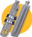 Pasper Kruik Extra Lange 75 cm met Hoes - 3.5 Liter Warmwaterkruik - Gris