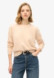 Superdry Essential Trui met Ronde Hals Dames Shadow Pale Pink UK12-EU40