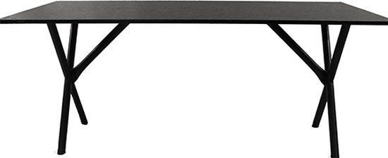Garden Impressions Sutherland Tuintafel 180x90 cm - Grijs - Aluminium - Vierkant