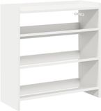 vidaXL Schoenenrek 60x25x62 cm bewerkt hout wit