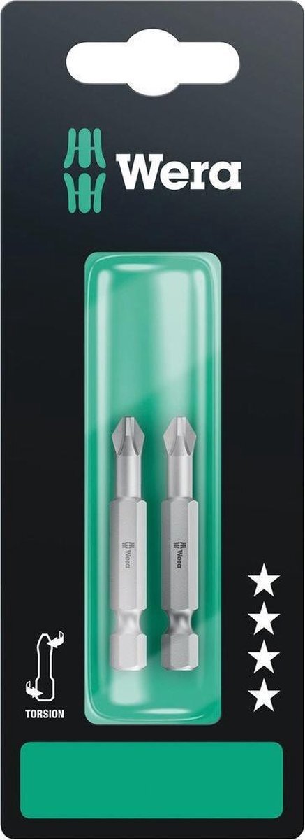 Wera Bits 851/4 TZ SB PH2, PH 2 x 50 mm