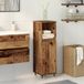 Maison Exclusive - Meuble de salle de bain aspect vieux bois, 30x30x100 cm, en fibre de bois