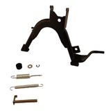 One by Camamoto Centrale Standaard Compleet met Veer en Bevestigingsschroeven voor MBK Ovetto 50cc '97-'06, Yamaha Neo's '02-'07, Yamaha Jog 50, MBK Mach G 50 '02-'04 | Hoogte H 225 mm