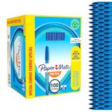 Paper Mate InkJoy 100ST balpen | medium punt (1,0 mm) | blauw | 100 stuks