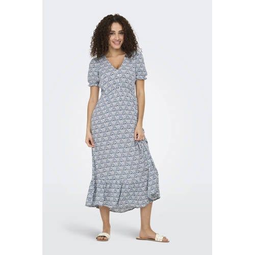 ONLY maxi jurk blauw