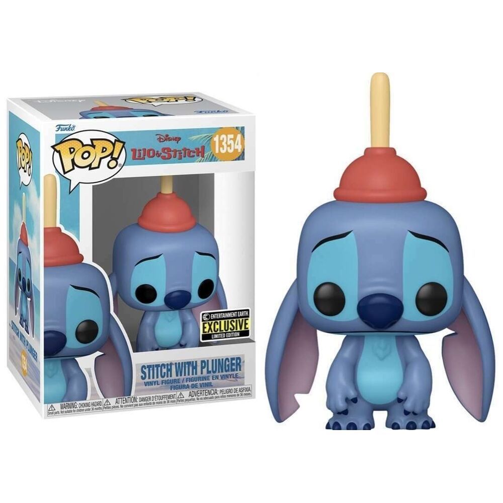 Stitch w/ Plunger Pop! - Lilo & Stitch - Exclusive - Funko