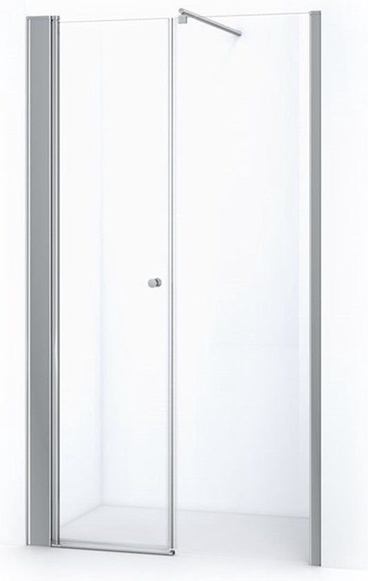 Maxaro Douchewand met Draaideur Zircon Comfort 130cm Chroom