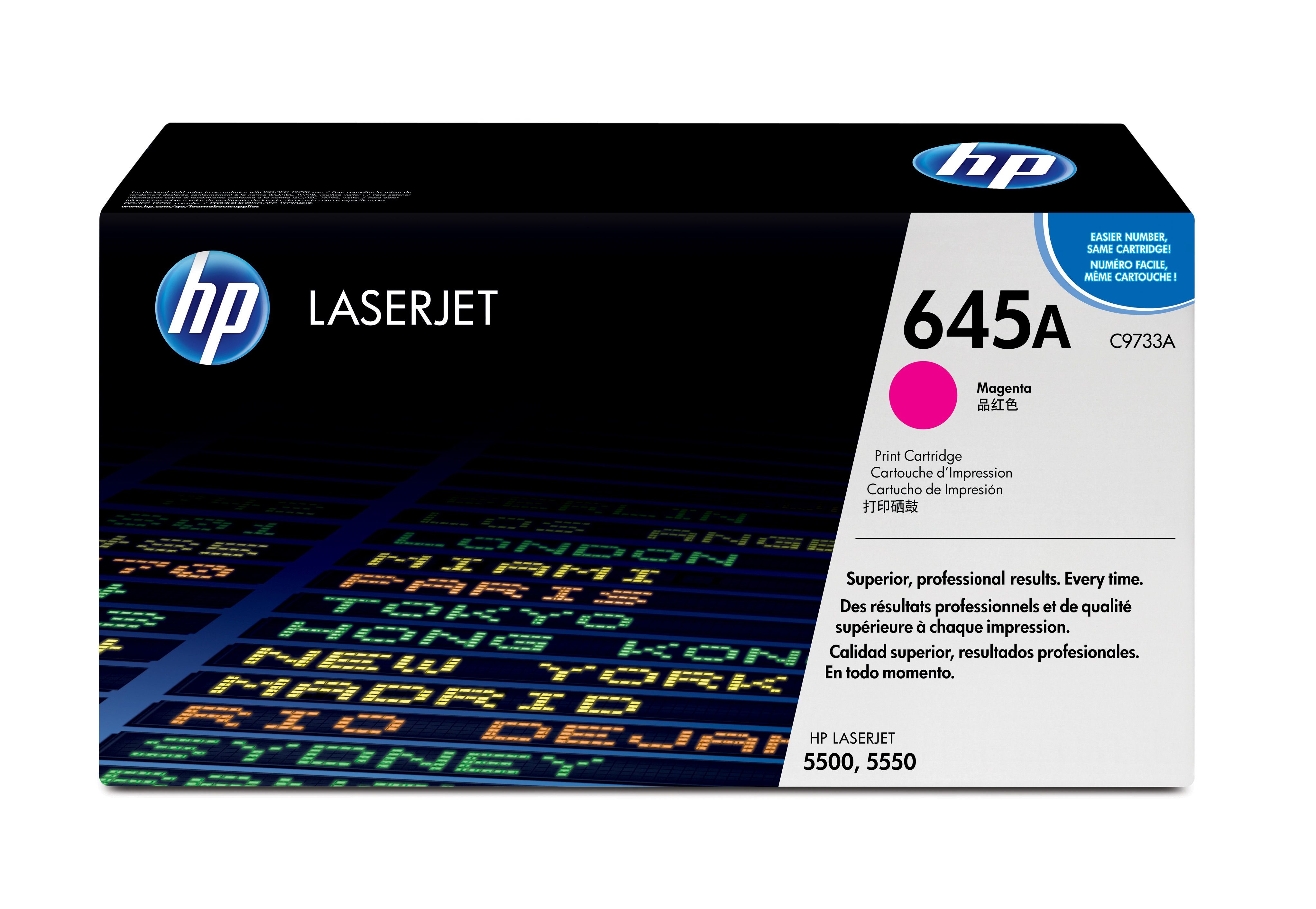 HP 645A Magenta Toner Cartridge - Original