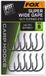 Fox Super Wide Gape Outturned Eye Karper Haken - Haakmaat 5 - Zwart - 10 stuks
