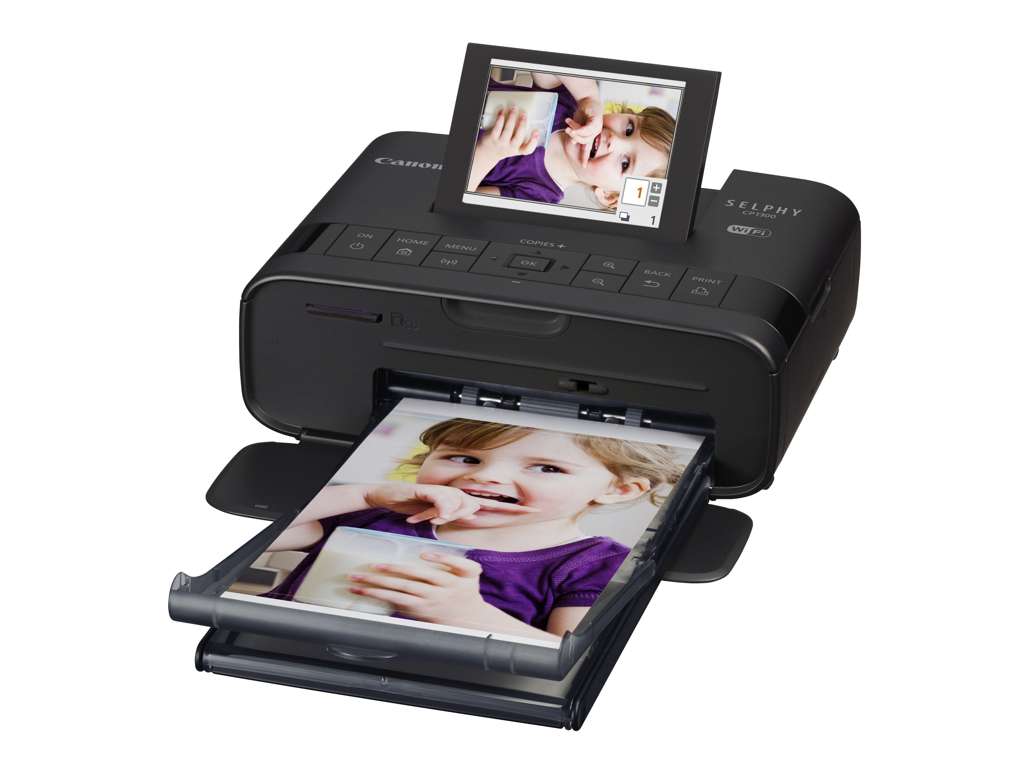 Canon SELPHY CP1300 - Mobiele fotoprinter - Zwart