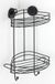 WENKO HH Wenko Vacuum-Loc® Hoekrek, 2 etages, zwart, metaal