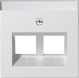 Gira Systeem 55 Besturingselement/Centrale plaat Schakelmateriaal - 264027 - E2SS5