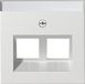Gira Systeem 55 Besturingselement/Centrale plaat Schakelmateriaal - 264027 - E2SS5
