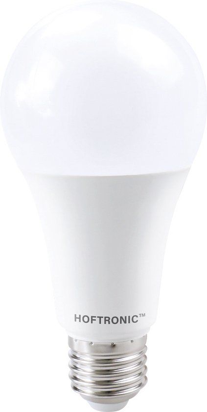HOFTRONIC E27 LED Lamp - 15 Watt 1521 lumen - 6500K daglicht wit licht - Grote fitting - Vervangt 100 Watt