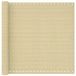 vidaXL Balkonscherm Rechthoekig 120 x 700 cm HDPE en Aluminium Beige