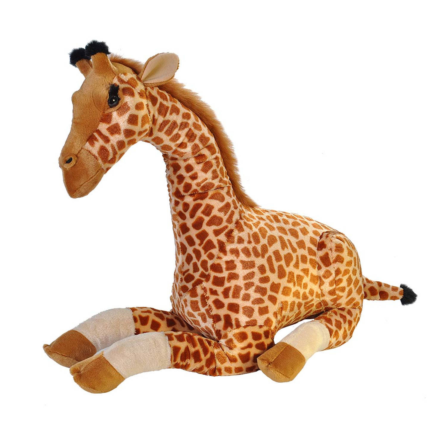 Wild Republic knuffel giraffe junior 65 cm pluche bruin/beige