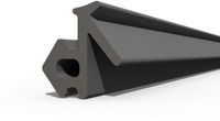 DQ-PP Raamafdichting Zwart 30 meter S-834X VEKA PVC-ramen Rubber Afdichting