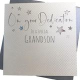 Witte WHITE COTTON CARDS DS37-GS Handgemaakte weerschaduwkaart voor kleinkind