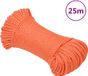 vidaXL touw 6 mm 25 m polypropyleen oranje