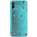 Montee de fleurs Bedrukt siliconen hoesje compatibel met Xiaomi Redmi 9A, Xiaomi Redmi 9AT, Xiaomi Redmi 9i