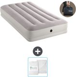 Intex Luchtbed - 1-Persoons - 99 x 191 x 30 cm - Grijs