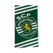 Sporting Portugal groene handdoek, wapen, 180 x 90 cm