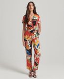 Superdry Vintage Woven Jumpsuit Korte Mouw Jurk Veelkleurig S Vrouw