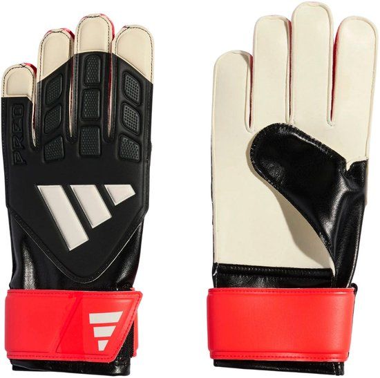 Adidas Handschoenen Doelrskie Kinderen Predator Training Zwart-Wit-Rood