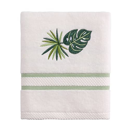 Avanti Linens Viva Palm - Handdoek - Wit