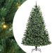 vidaXL Kunstmatige Hinged Kerstboom Groen 240 cm PVC en Metaal